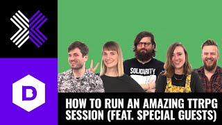 How to Run an Amazing Tabletop RPG Session (with special guests) - PAX Online 2020