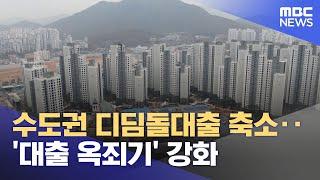 수도권 디딤돌대출 축소‥'대출 옥죄기' 강화 (2024.11.07/뉴스투데이/MBC)