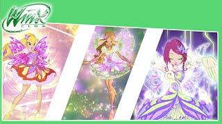 Winx Club Season 7 - ALL BUTTERFLIX SPELLS - English