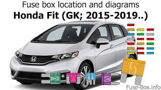 Fuse box location and diagrams: Honda Fit (2015-2019..)