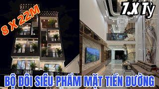 Bán nhà Quận 12, Lên sóng cặp siêu phẩm 8m x 22m mặt tiền đường thông kinh doanh, giá cực rẻ