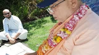 Brahmin (Second) Initiation ceremony for Sriman Murari Krsna Prabhu and Ajita Krishna Das