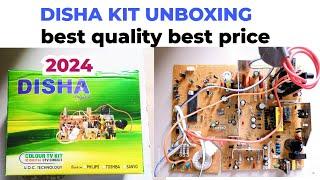 DISHA CRT TV kit unboxing ,use and price in hindi | CRT TV kit price in India