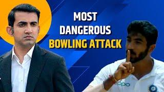 "Most dangerous bowling attack in the world" - Gautam Gambhir on Bumrah |  The Test IND VS BAN