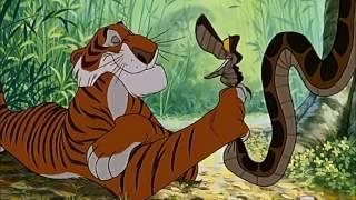 The Jungle Book (1967) Scene: "Searching for a Man-Cub"/Shere Khan & Kaa.