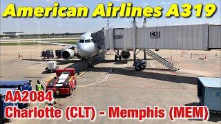 [ USA Flight ] American Airlines AA2084 Charlotte North Carolina (CLT) → Memphis Tennessee (MEM)