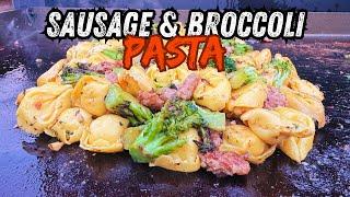 Easy Sausage and Broccoli Pasta Recipe : Blackstone Griddle Recipes