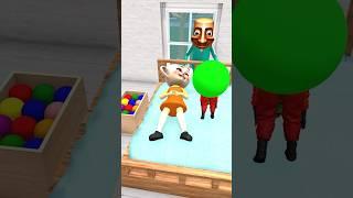 Italian Brainrot Teases Hulk Squid & Cappuccino #tungtungtungsahur #italianbrainrot #squidgame