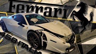 Ferrari 458 Italia. Body rebuilding. Ремонт кузова.