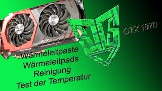 GTX 1070 aus dem Gaming PC von Kleinanzeigen - Reinigung und Test der Temperaturen