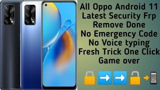 All Oppo Frp/Google lock Bypass Android 11 New Security 2021. Oppo F19 CPH2219 Frp Remove New Method