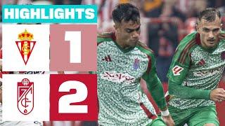 REAL SPORTING 1 - 2 GRANADA CF I HIGHLIGHTS LALIGA HYPERMOTION