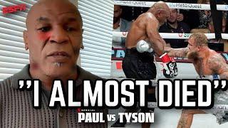 ''I ALMOST DIED'' Mike Tyson First Words Jake Paul LOSS