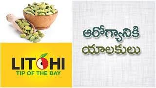 Health benefits of Cardamom or grains of paradise| Yalakulu/Elaichi upayogalu| Litchi Tip of the Day