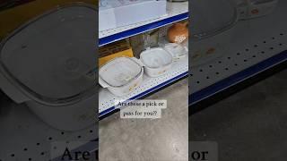 A set with the lids!?!? #thrift #goodwill #vintage #kitchen