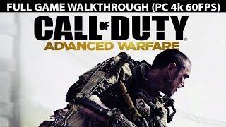 Call of Duty Advanced Warfare FULL Game Walkthrough - No Commentary (PC 4K 60FPS)