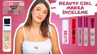 BEAUTY GIRL MARKA İNCELEME | BU FİYATA BU FONDÖTEN?  PEKİ YA MASKARA? | YENİ ÜRÜNLER DENİYORUM