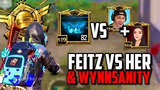 FEITZ & CHOCOTACO VS WYNNSANITY, HER GAMING & MORE IN MISION IGNITION EVENT! | PUBG Mobile