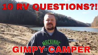 10 RV Question Challenge! Challenge From Kevin Robinson and The Traveling Pisces accepted!