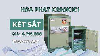 Két sắt chống cháy hòa phát KS90K1C1 khóa cơ đổi mã