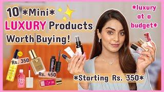 Top 10 *mini* LUXURY Makeup & Beauty Products Worth Your Money!  *Starting Rs. 350*  ft. @myntra