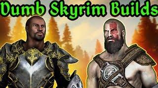 Dumb Skyrim Builds That No One Should Play.