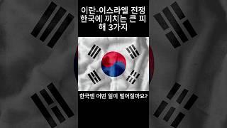 이란 과 이스라엘 전쟁 … 한국의 영향 끼치는 3가지