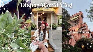 DISNEY WORLD VLOG  DAY 1 | Polynesian Resort, Kona Cafe, Trader Sam's & Hollywood Studios evening!