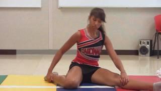 Cheerleader Stretch Routine for Flexibility, Perfect Stunts and Splits, Cheer with Inez