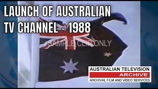 LAUNCH OF NEW AUSTRALIAN TV CHANNEL (1988)