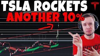 TESLA Stock - TSLA Rockets ANOTHER 10%! Whats Next?