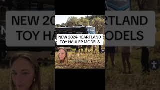 New 2024 HeartlandRV Toy Hauler Models