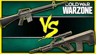 M16 vs AUG in Warzone! (Best Burst Rifle from Cold War)