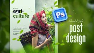 Social Media POST Design in Photoshop | Photoshop Tutorial