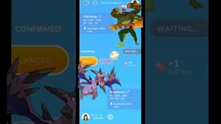 He Gave me his Shiny Gigantamax Machamp ️ | Pokemon Go |