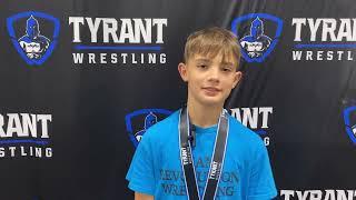 Anthony Colantuono - Outstanding Wrestler for Team Revolution. 2023 Bison Duals