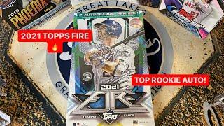 BRAND NEW! 2021 Topps Fire Hobby Box! ** Top RC Auto!  **