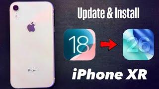 How to update iPhone XR from iOS 18 to iOS 26 Beta - Installation Guid iOS 26