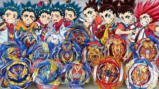 VALT VS AIGA FINALE! | All Valkyrie Evolutions VS All Achilles Evolutions BATTLE! | Beyblade Burst