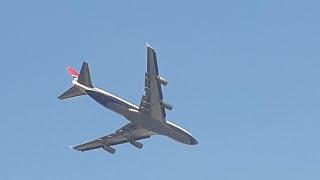 British Airways (Negus Retro) Boeing 747-436 (G-CIVB) Heavy Departing Miami to London,  as BA206