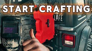Build your own Rotopax Fuel Bracket Mount for a Jeep, See How