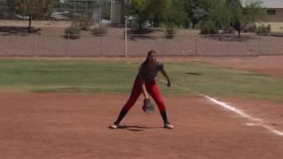 Kaia Langaker AZ 2019 Lefty Power Hitter/1B Softball Skills Video