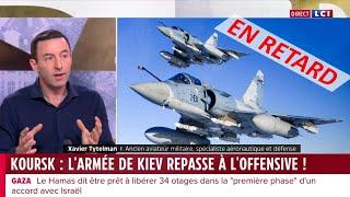 [/] L'UKRAINE REPASSE À L'OFFENSIVE DANS KURSK - MIRAGE 2000-5F EN RETARD