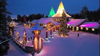 Village du Père Noël en Laponie et message du Papa Noël Rovaniemi Finlande Pôle Nord Cercle Polaire