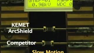 KEMET ArcShield High Voltage Ceramic Capacitors vs. the Competition