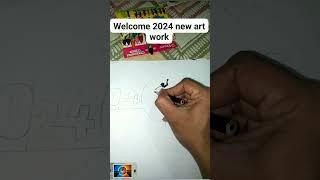 happy new year 2025 color pencil drawing for beginners#short#shortfeet#art#newyear2025