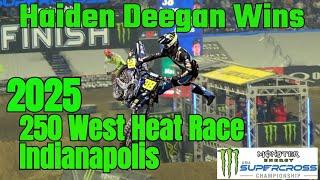 Haiden Deegan Wins 250 West Heat Race Indianapolis