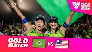 Carol/Barbara vs. Cannon/Kraft - Gold Match Highlights | Rio de Janeiro 2024 #BeachProTour