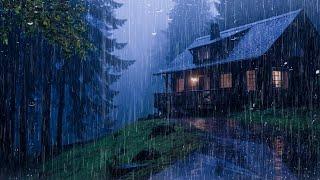 Fall Asleep With The Soothing Sounds Of Rain And Thunder | ASMR, Meditation, Relax with Rain Sounds