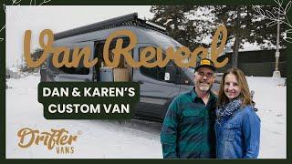 Dan & Karen’s Pet-Friendly Van Tour | Custom Drifter Build for Life, Love & the Open Road